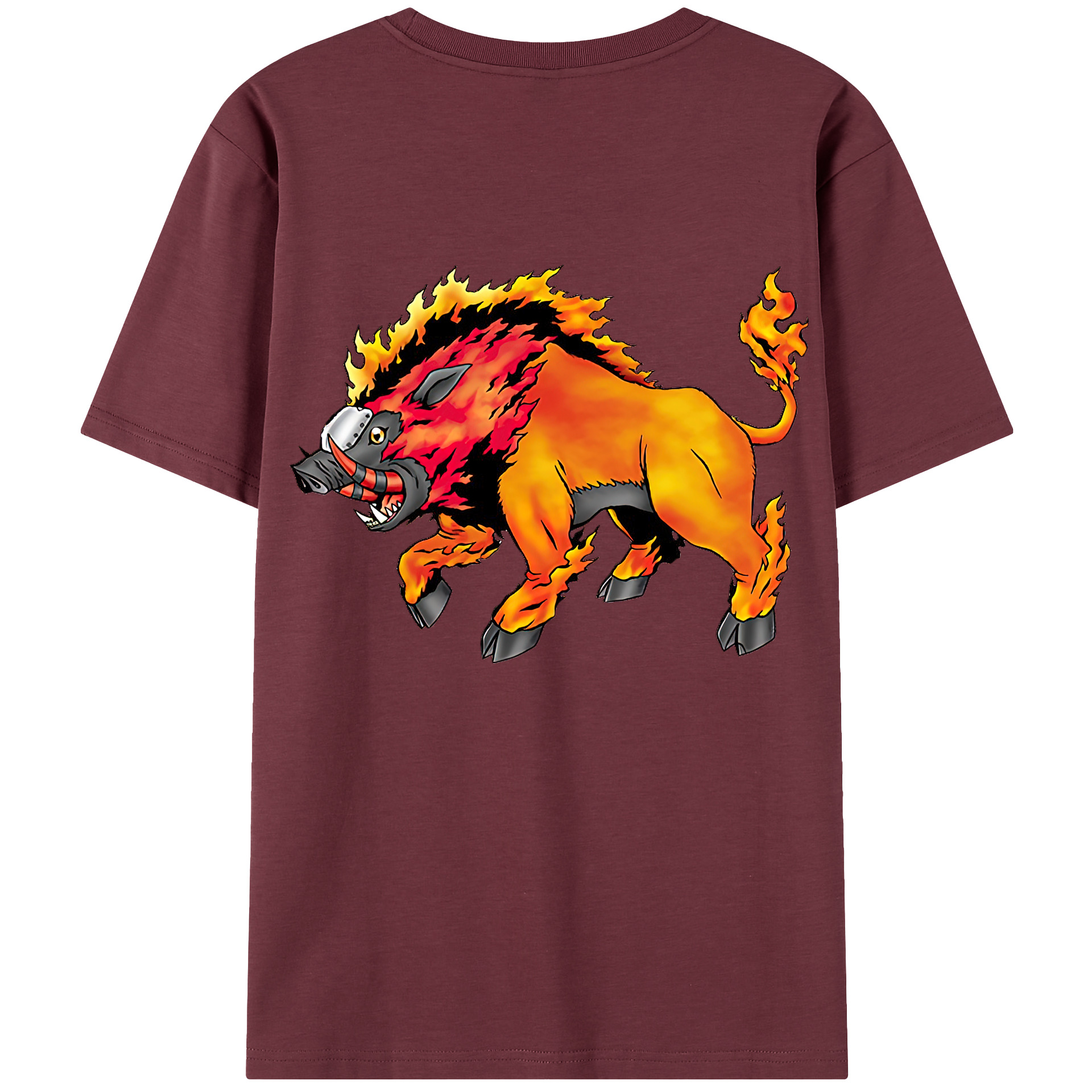 （画像用） Digimon デジタルモンスター/デジモン 綿100％半袖Tシャツ（背面プリント）